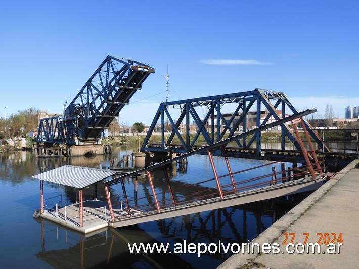 Foto: La Boca CABA - Puente Ferroviario Levadizo - La Boca (Buenos Aires), Argentina