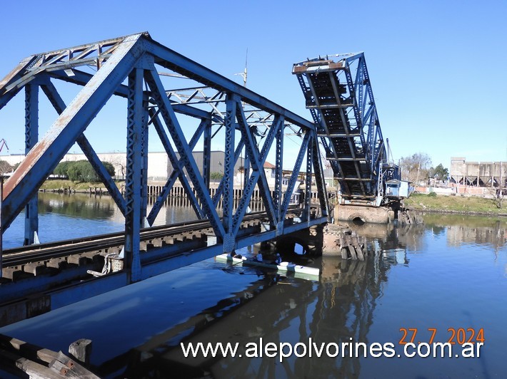 Foto: La Boca CABA - Puente Ferroviario Levadizo - La Boca (Buenos Aires), Argentina