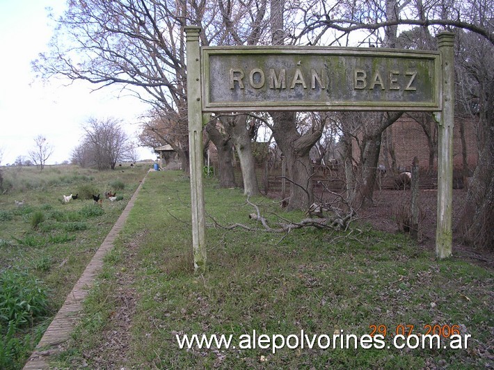 Foto: Estación Román Báez - Román Báez (Buenos Aires), Argentina