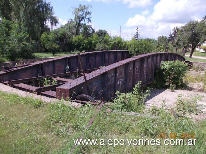 Foto: Estación Rio Segundo - Mesa Giratoria - Rio Segundo (Córdoba), Argentina