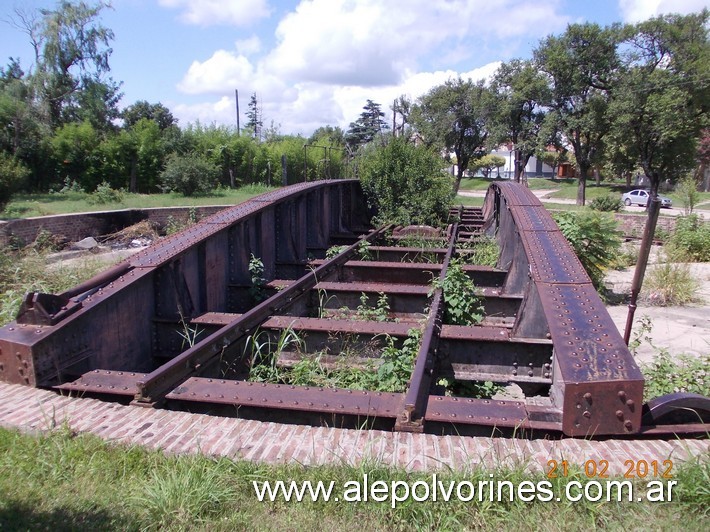 Foto: Estación Rio Segundo - Mesa Giratoria - Rio Segundo (Córdoba), Argentina