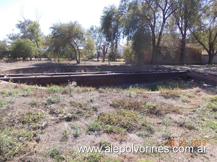 Foto: Estación Rufino FCBAR - Mesa Giratoria - Rufino (Santa Fe), Argentina