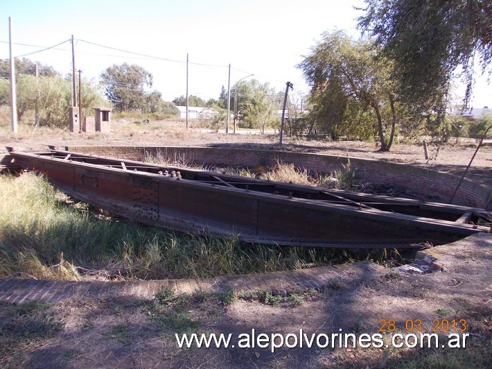 Foto: Estación Rufino FCBAR - Mesa Giratoria - Rufino (Santa Fe), Argentina