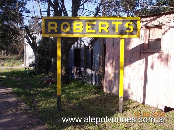 Foto: Estación Roberts - Roberts (Buenos Aires), Argentina