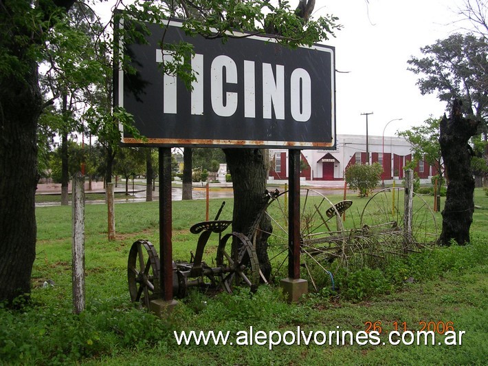 Foto: Estación Ticino - Ticino (Córdoba), Argentina