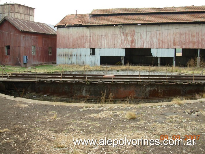 Foto: Estación Toay FCO - Mesa Giratoria - Toay (La Pampa), Argentina