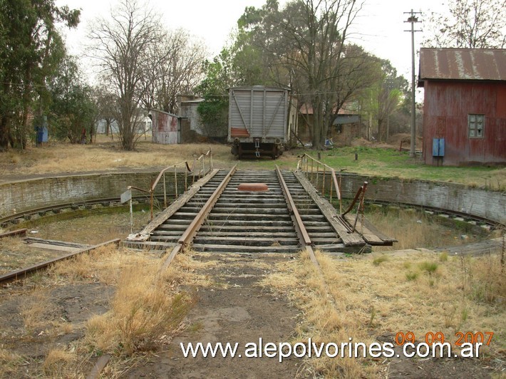 Foto: Estación Toay FCO - Mesa Giratoria - Toay (La Pampa), Argentina