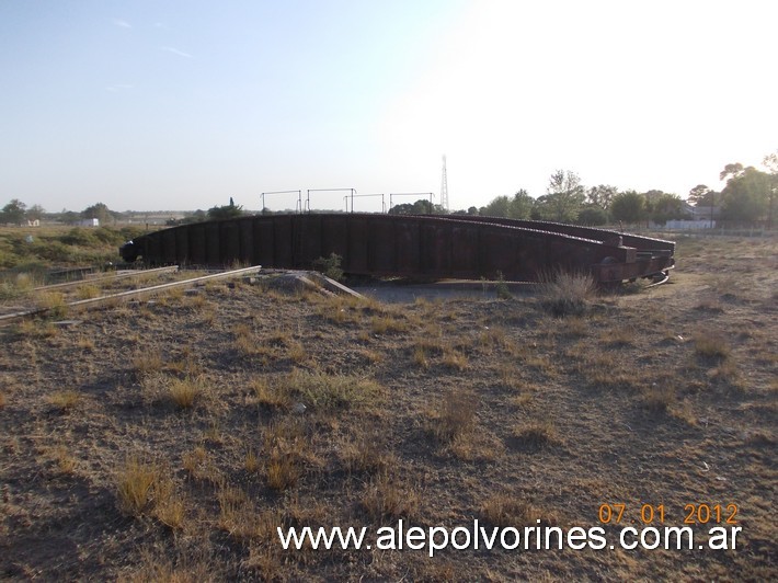 Foto: Estación Telen - Mesa Giratoria - Telen (La Pampa), Argentina