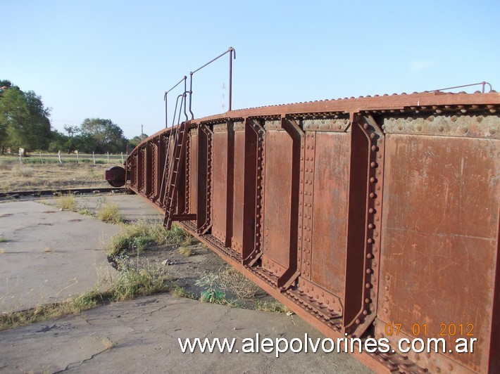 Foto: Estación Telen - Mesa Giratoria - Telen (La Pampa), Argentina