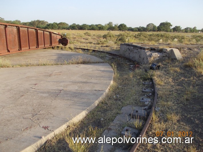 Foto: Estación Telen - Mesa Giratoria - Telen (La Pampa), Argentina