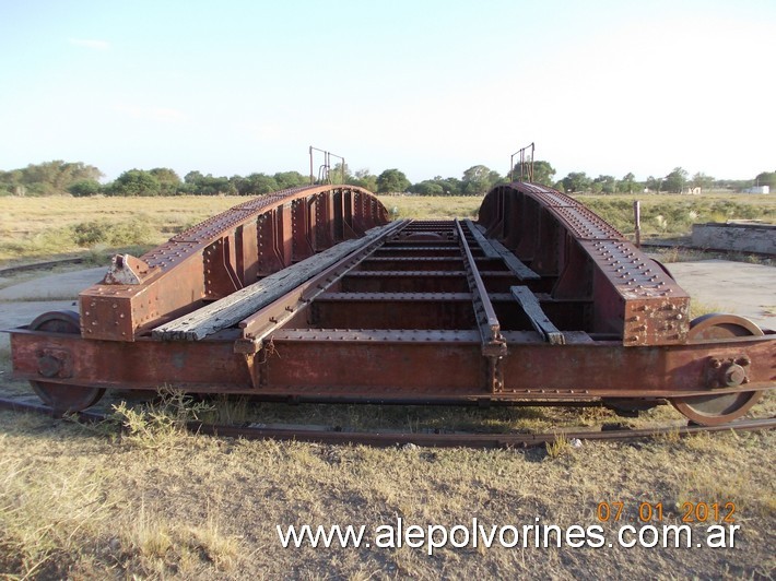 Foto: Estación Telen - Mesa Giratoria - Telen (La Pampa), Argentina