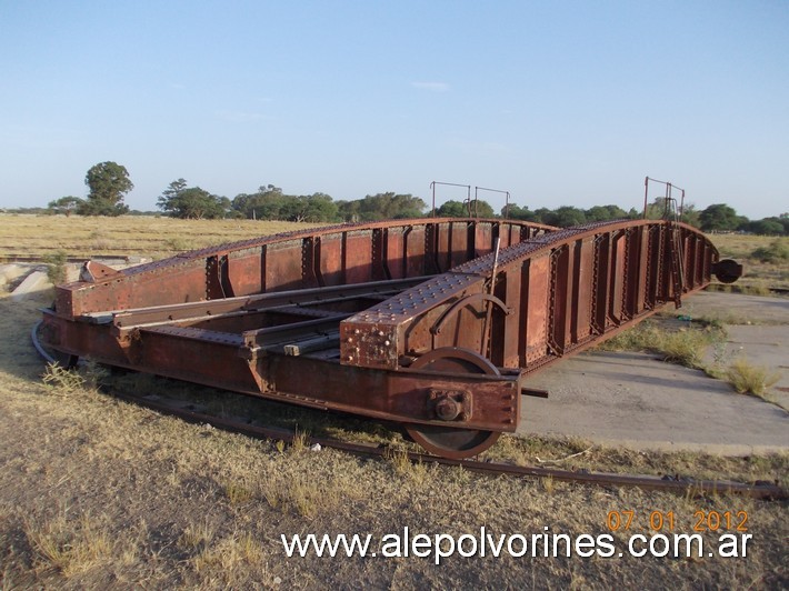 Foto: Estación Telen - Mesa Giratoria - Telen (La Pampa), Argentina