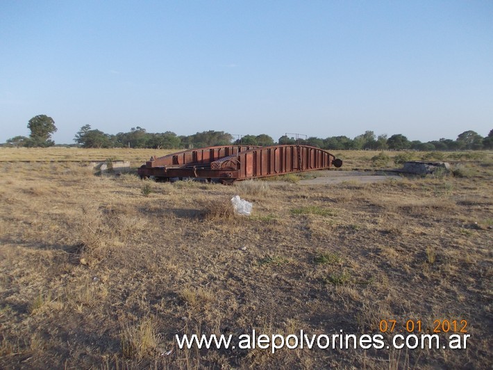 Foto: Estación Telen - Mesa Giratoria - Telen (La Pampa), Argentina