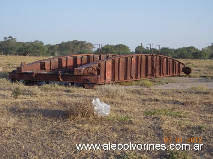 Foto: Estación Telen - Mesa Giratoria - Telen (La Pampa), Argentina