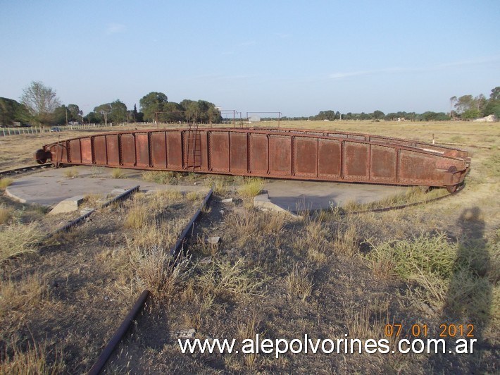 Foto: Estación Telen - Mesa Giratoria - Telen (La Pampa), Argentina