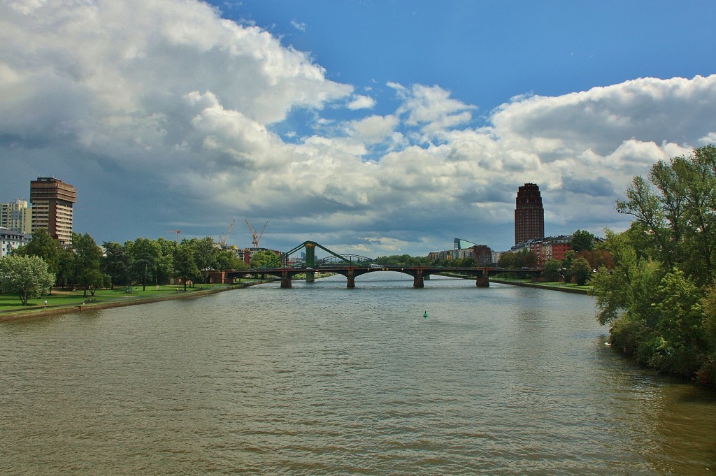 Foto: Vista del Main - Frankfurt am Main (Hesse), Alemania