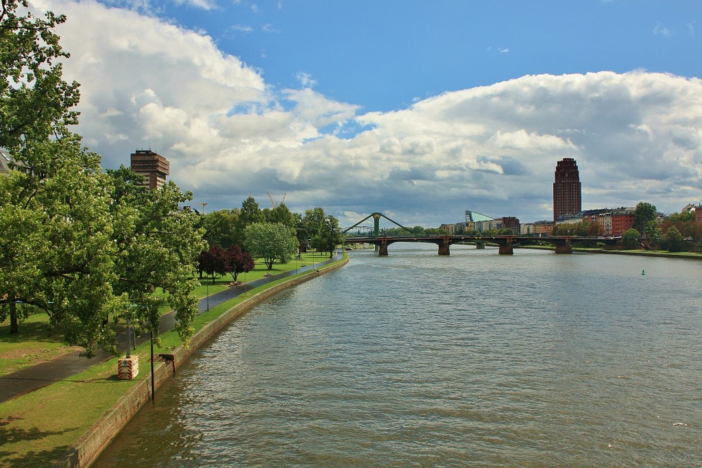 Foto: Vista del Main - Frankfurt am Main (Hesse), Alemania