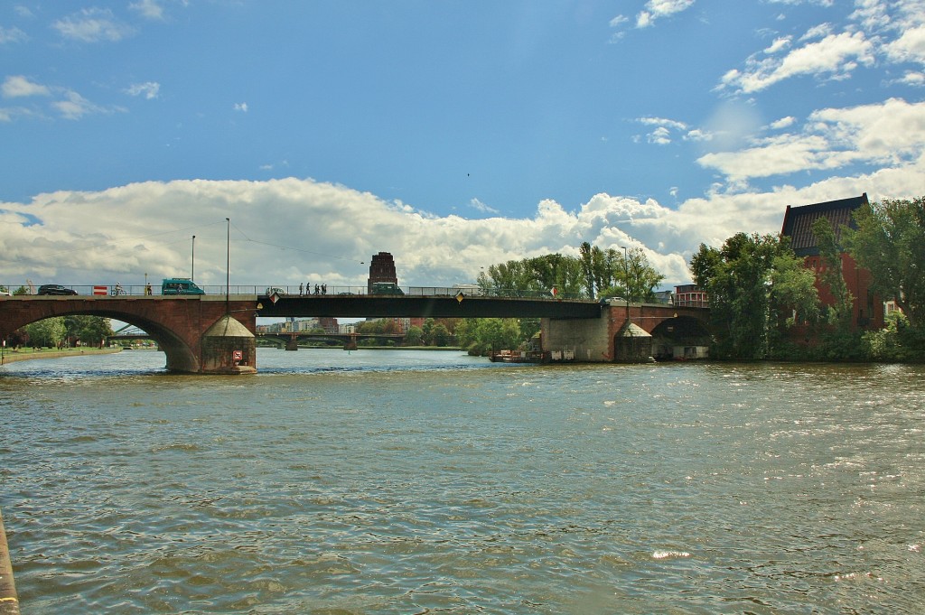 Foto: Vista del Main - Frankfurt am Main (Hesse), Alemania