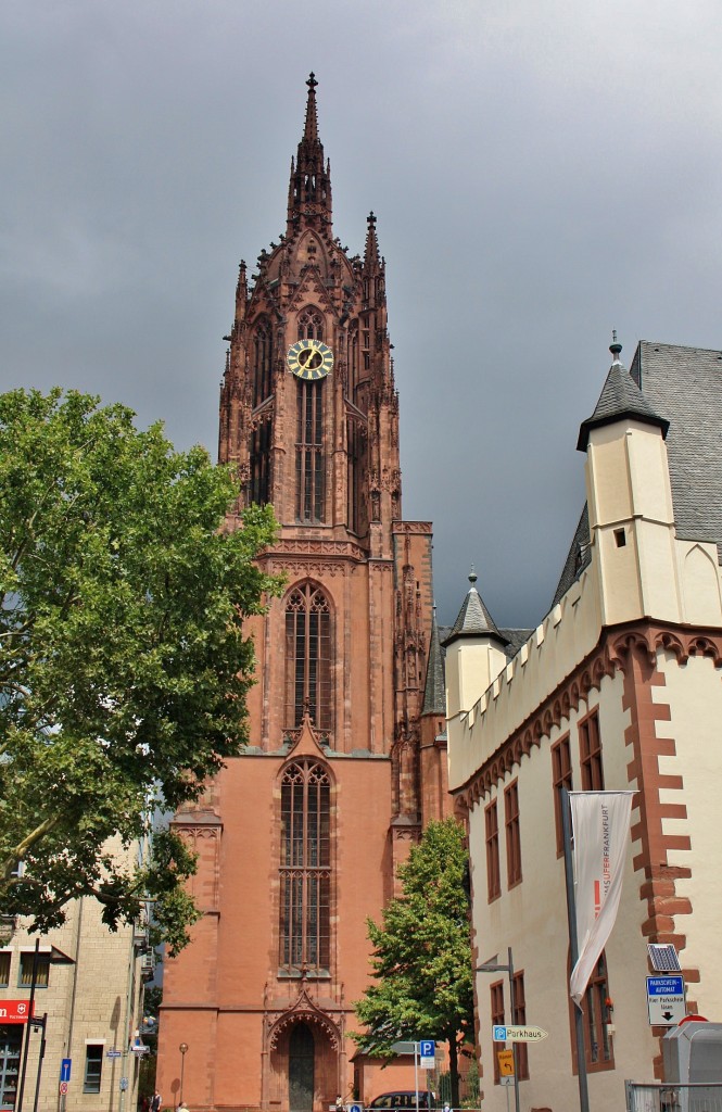 Foto: Campanario de la catedral - Frankfurt am Main (Hesse), Alemania