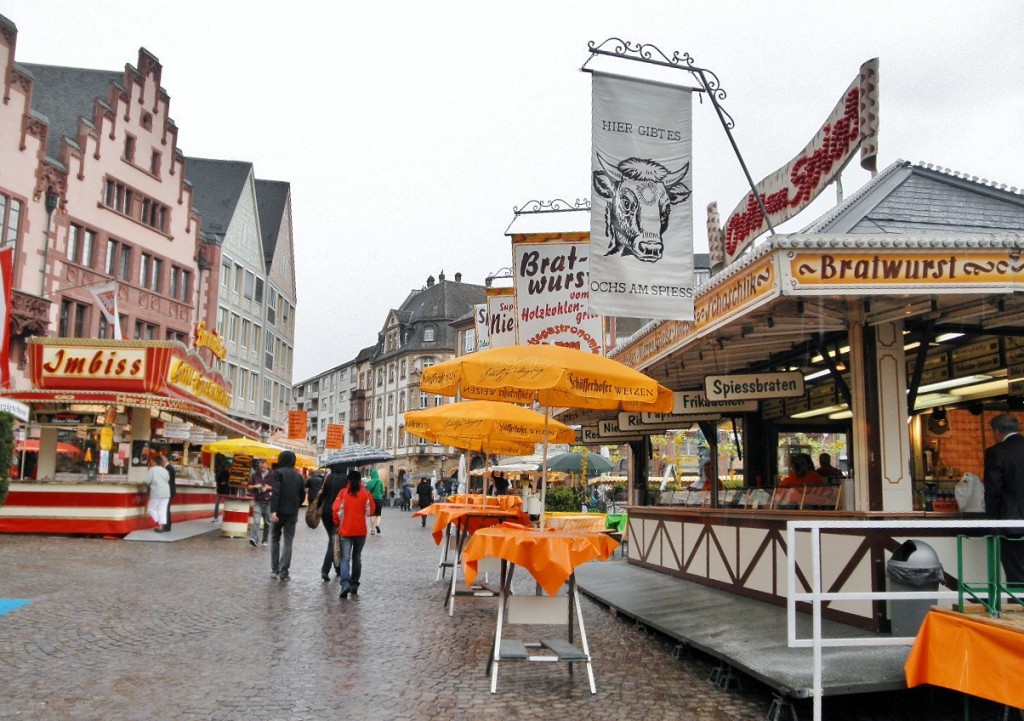 Foto: Feria en el Römer - Frankfurt am Main (Hesse), Alemania