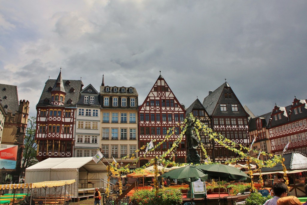 Foto: Feria en el Römer - Frankfurt am Main (Hesse), Alemania