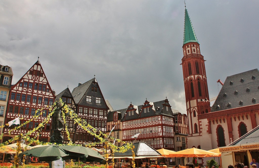 Foto: Feria en el Römer - Frankfurt am Main (Hesse), Alemania