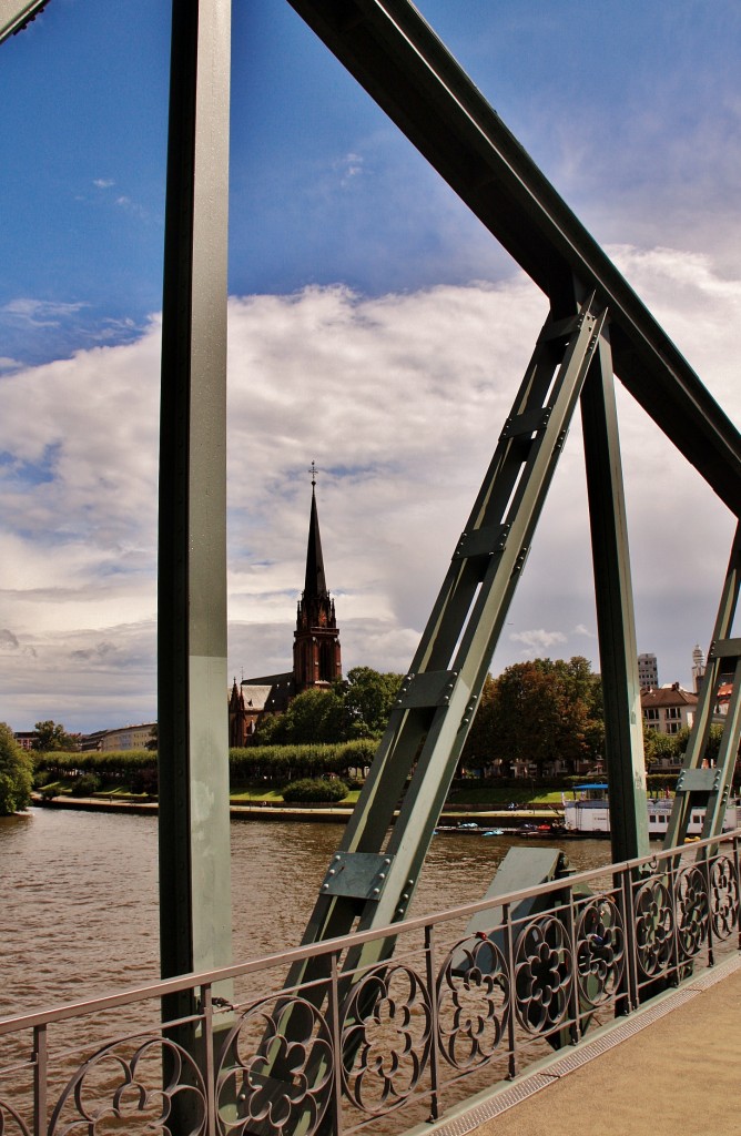 Foto: Puente de Hierro - Frankfurt am Main (Hesse), Alemania