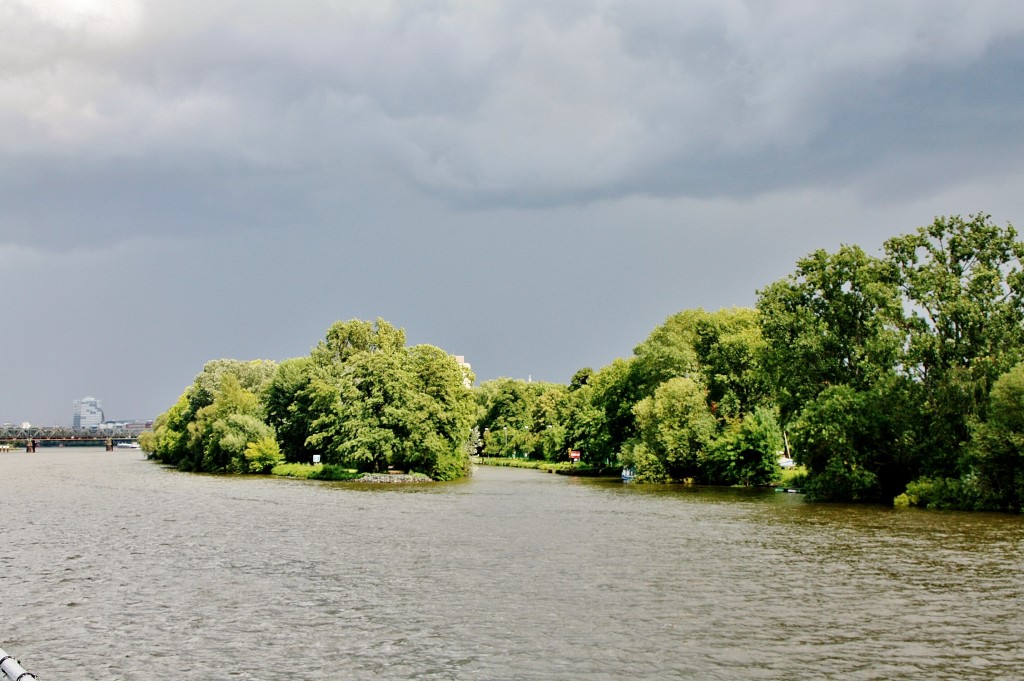 Foto: Navegando por el Main - Frankfurt am Main (Hesse), Alemania