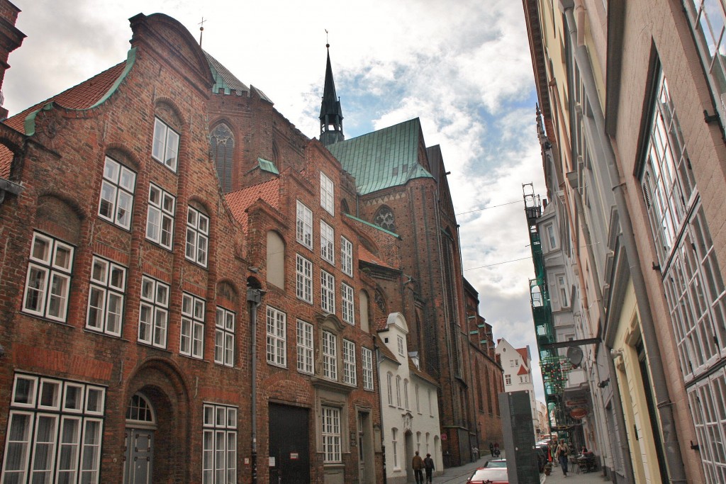 Foto: Vista de la ciudad - Lübeck (Schleswig-Holstein), Alemania