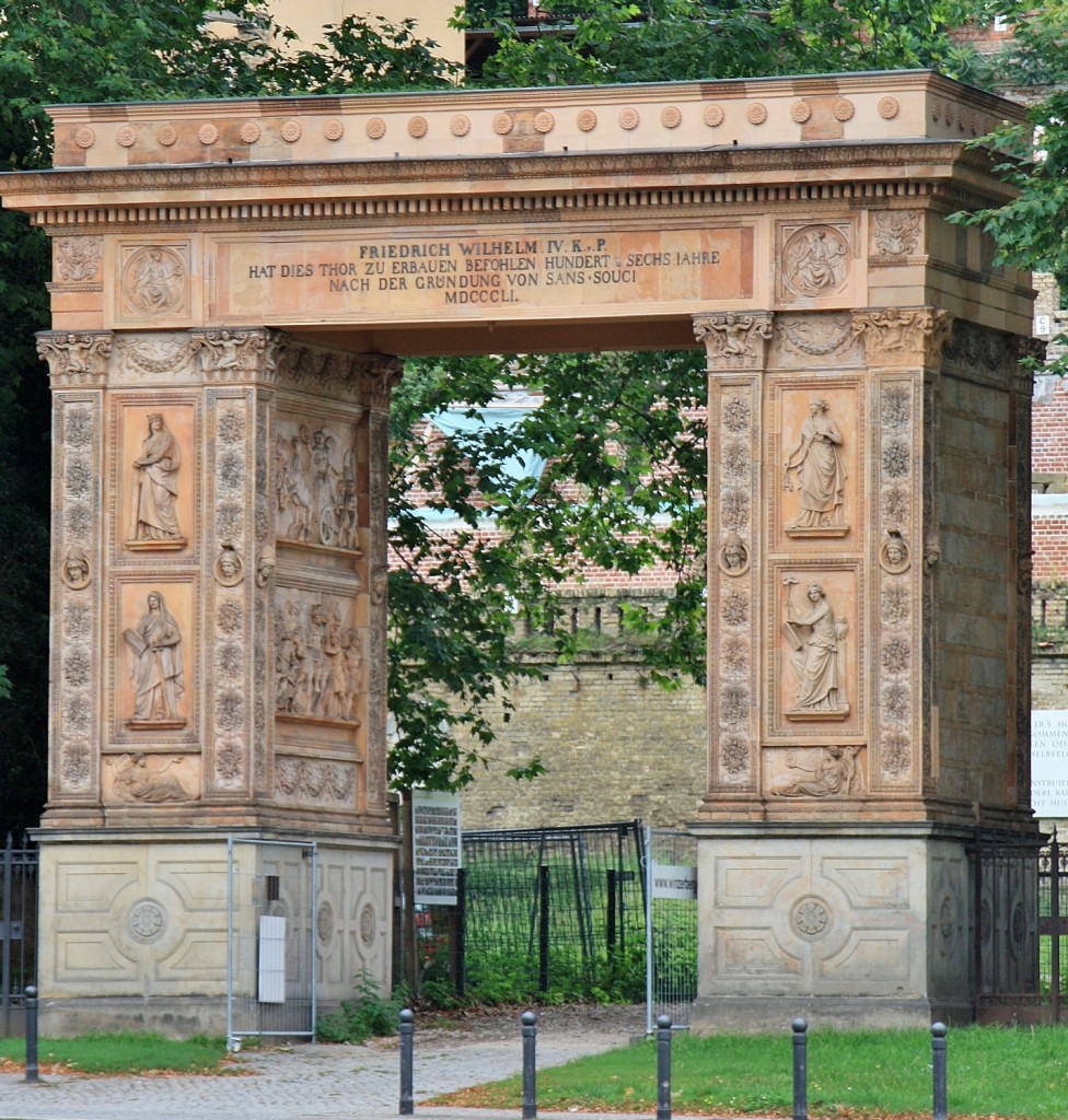 Foto: Junto al palacio de Sanssouci - Potsdam (Brandenburg), Alemania