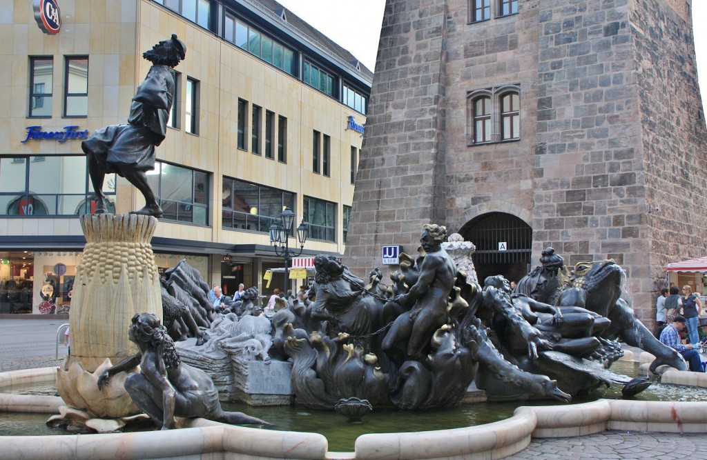 Foto: Fuente del Ehekarusell - Nuremberg (Nürnberg) (Bavaria), Alemania