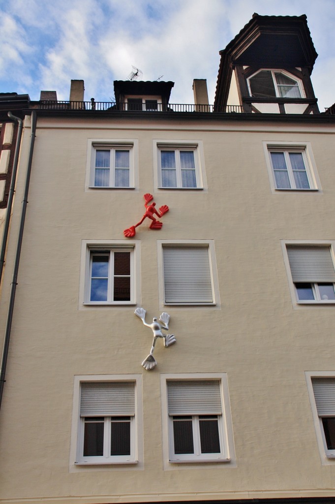 Foto: Detalle de una fachada - Nuremberg (Nürnberg) (Bavaria), Alemania