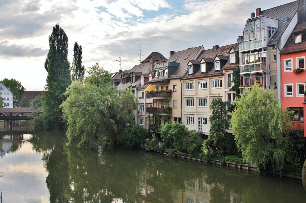 Foto: Rio Pegnitz - Nuremberg (Nürnberg) (Bavaria), Alemania