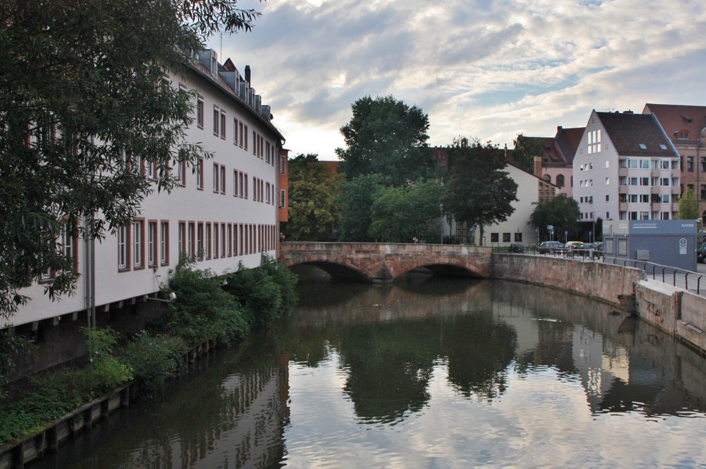 Foto: Rio Pegnitz - Nuremberg (Nürnberg) (Bavaria), Alemania