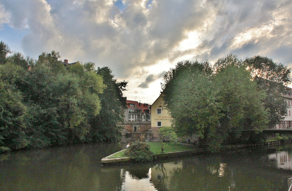 Foto: Rio Pegnitz - Nuremberg (Nürnberg) (Bavaria), Alemania