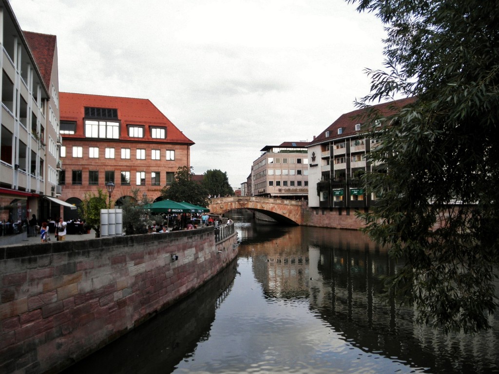 Foto: Rio Pegnitz - Nuremberg (Nürnberg) (Bavaria), Alemania