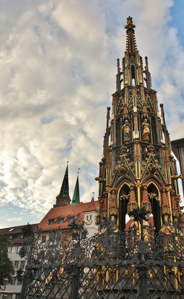 Foto: Fuente Schöner Brunnen - Nuremberg (Nürnberg) (Bavaria), Alemania