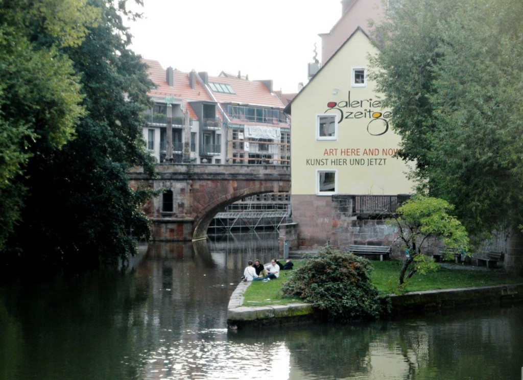 Foto: Rio Pegnitz - Nuremberg (Nürnberg) (Bavaria), Alemania