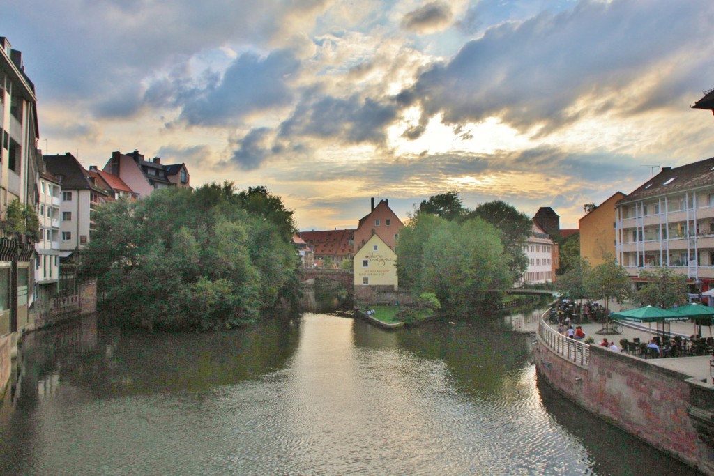 Foto: Rio Pegnitz - Nuremberg (Nürnberg) (Bavaria), Alemania