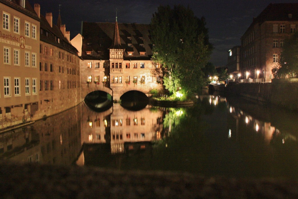 Foto: Rio Pegnitz - Nuremberg (Nürnberg) (Bavaria), Alemania