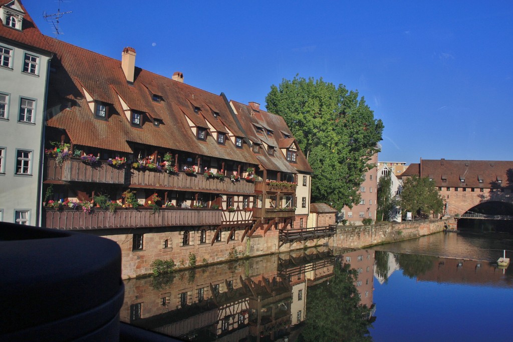 Foto: Rio Pegnitz - Nuremberg (Nürnberg) (Bavaria), Alemania