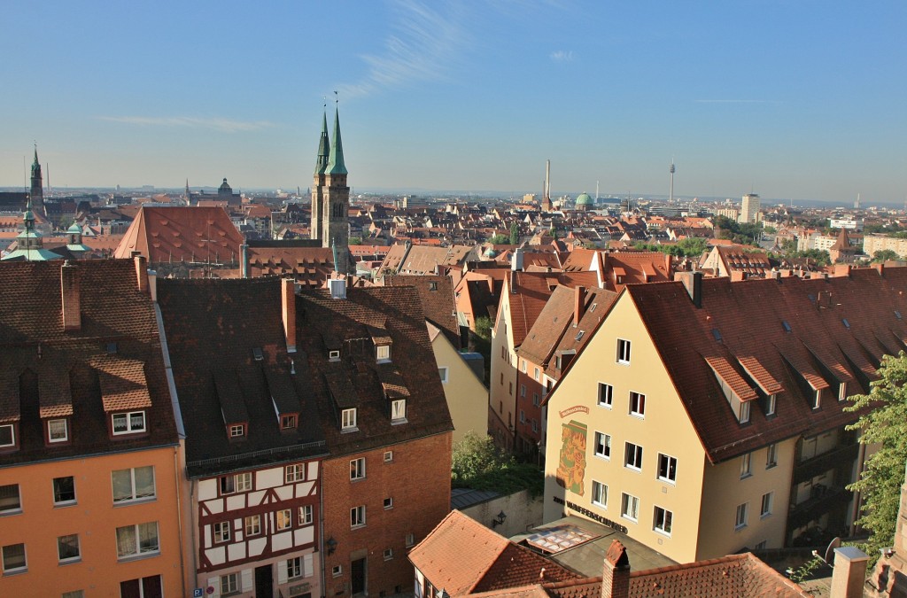 Foto: Vistas desde el castillo - Nuremberg (Nürnberg) (Bavaria), Alemania