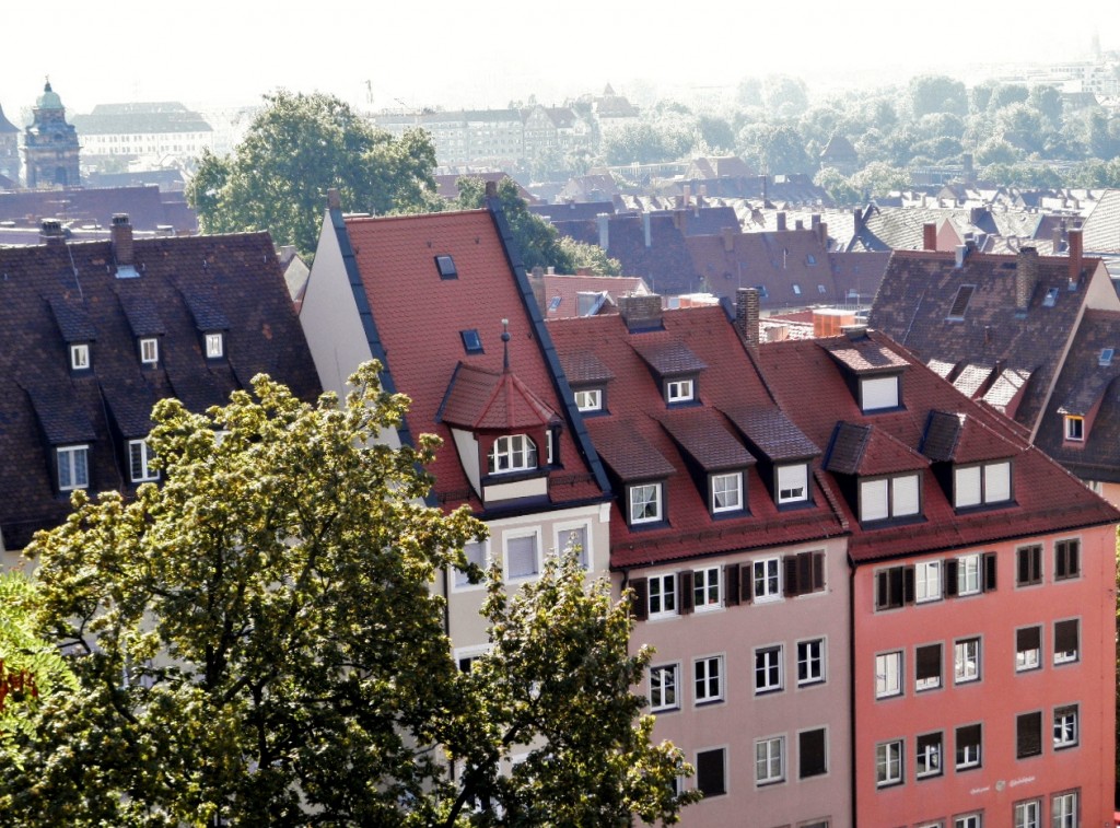 Foto: Vistas desde el castillo - Nuremberg (Nürnberg) (Bavaria), Alemania