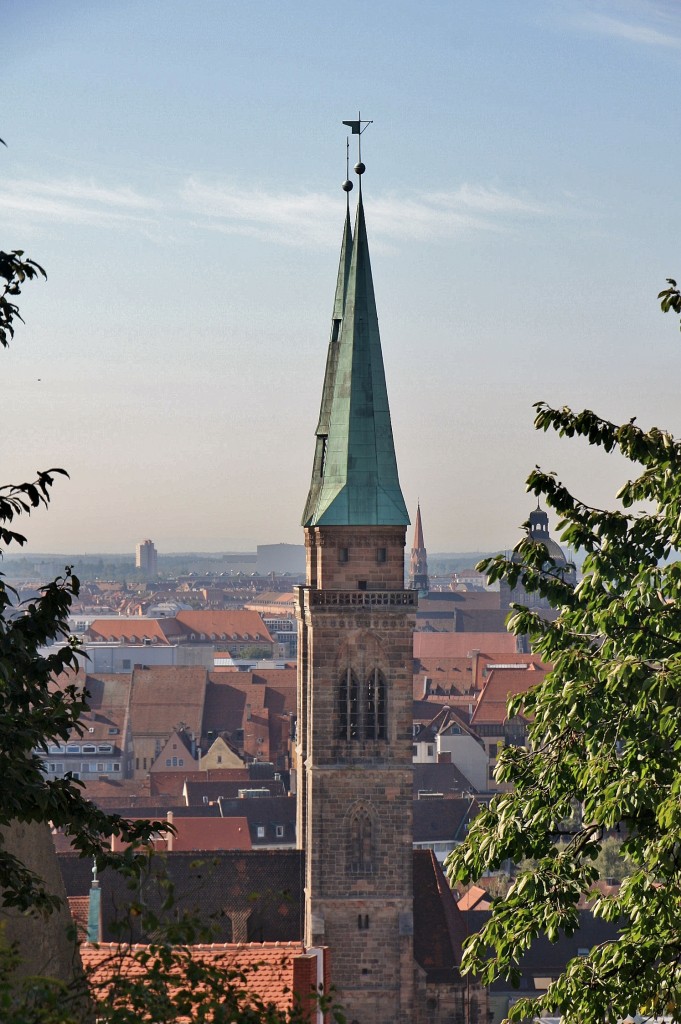 Foto: Vistas desde el castillo - Nuremberg (Nürnberg) (Bavaria), Alemania