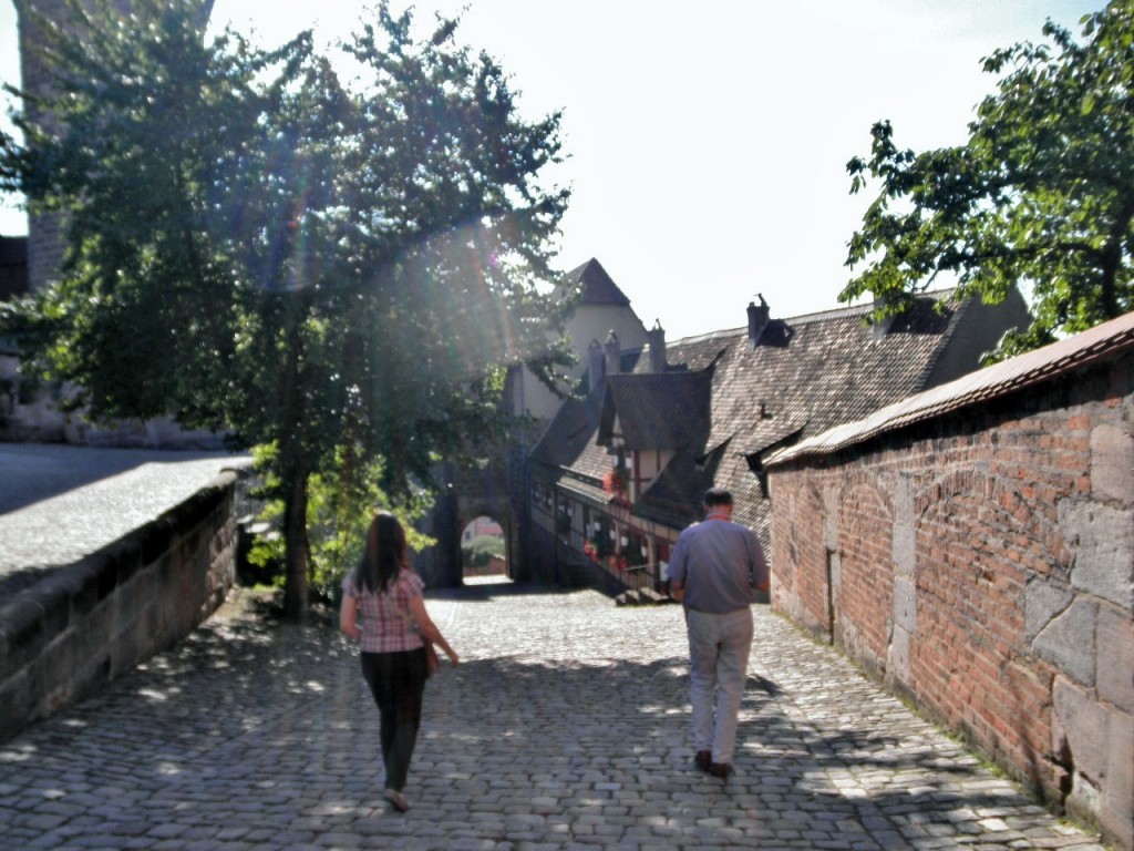 Foto: Salida del castillo - Nuremberg (Nürnberg) (Bavaria), Alemania