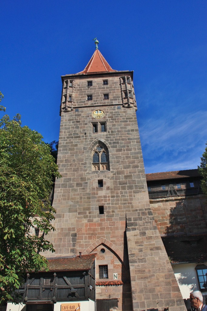 Foto: Torre de la muralla - Nuremberg (Nürnberg) (Bavaria), Alemania