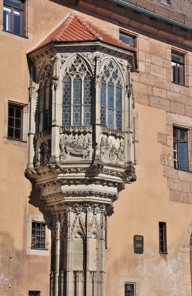 Foto: Detalle de una fachada - Nuremberg (Nürnberg) (Bavaria), Alemania