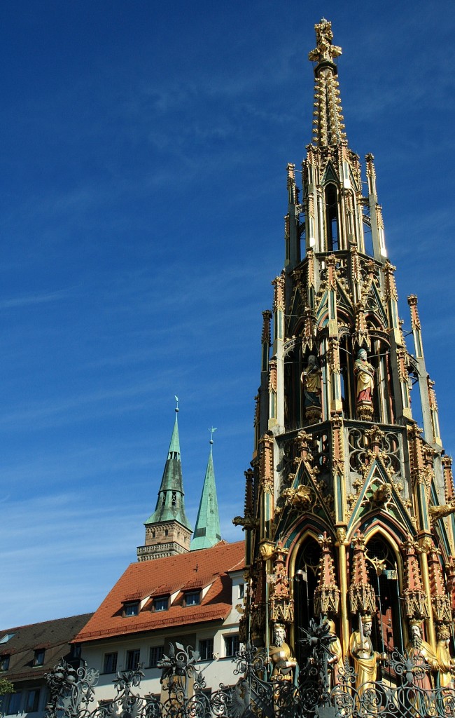 Foto: Fuente Schöner Brunnen - Nuremberg (Nürnberg) (Bavaria), Alemania