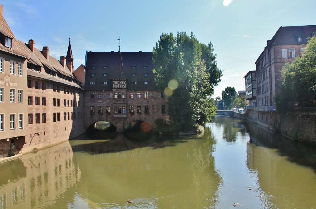 Foto: Rio Pegnitz - Nuremberg (Nürnberg) (Bavaria), Alemania