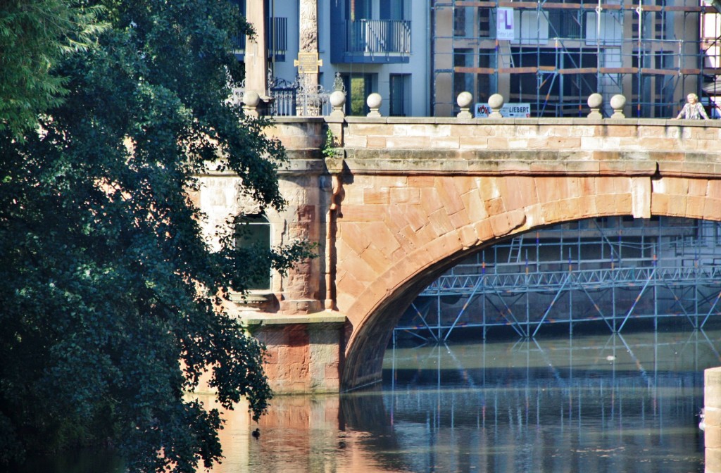 Foto: Puente sobre el Pegnitz - Nuremberg (Nürnberg) (Bavaria), Alemania